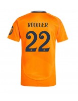 Real Madrid Antonio Rudiger #22 Vieraspaita 2024-25 Lyhythihainen